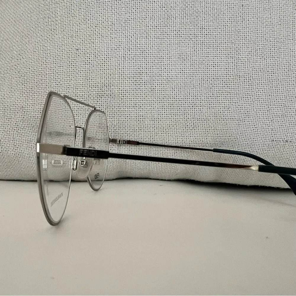Fendi Demo Geometric Ladies Eyeglasses FF 0329 NEW